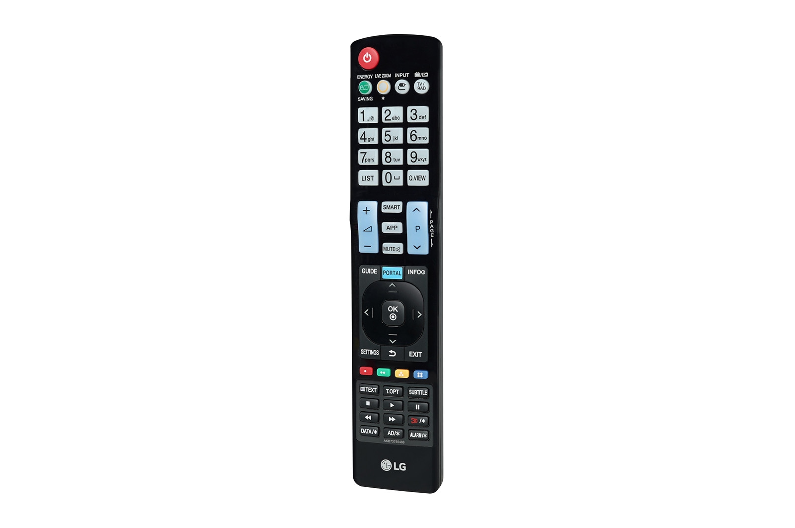 LG AKB73755488 Remote Controller front view