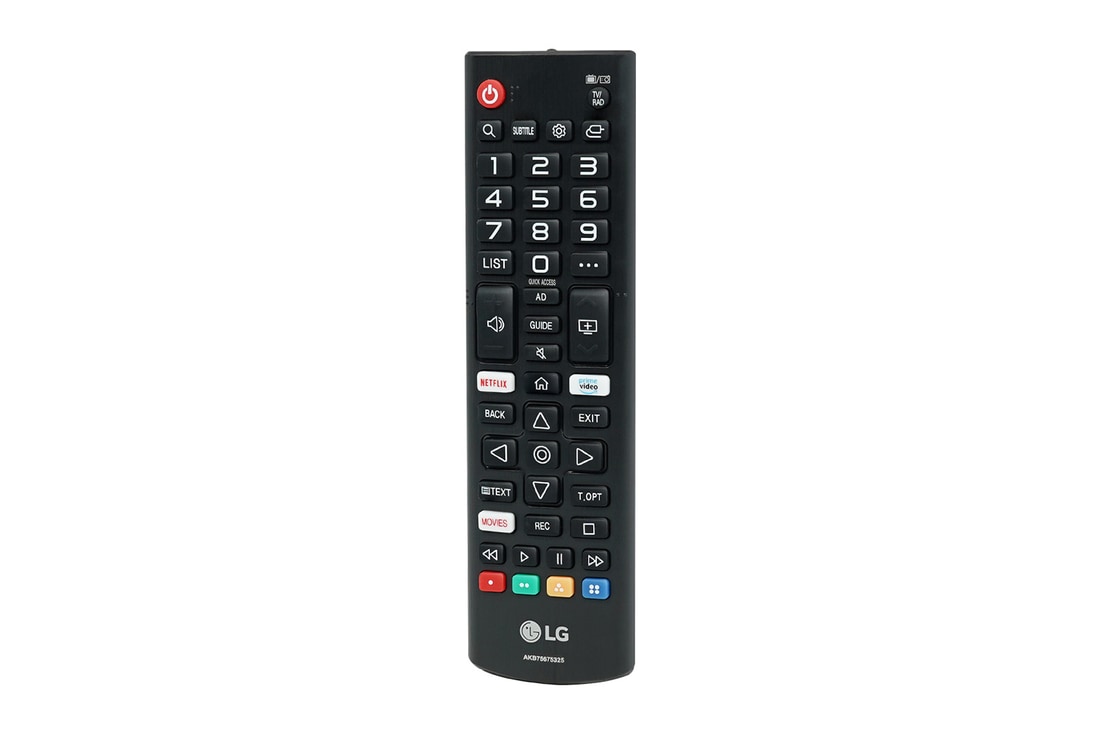 LG AKB75675325 Remote Controller front view