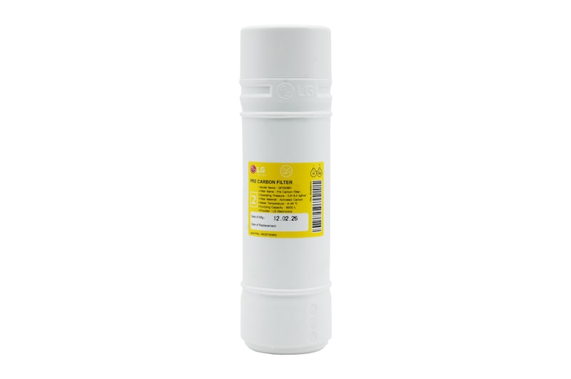 Front view of Filter A2E Pre Carbon Filter, QF2308E1 AGM75891501