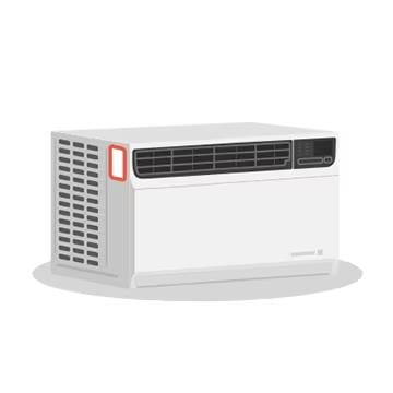 It shows the Air Conditioner2 and its QR code sticker location.