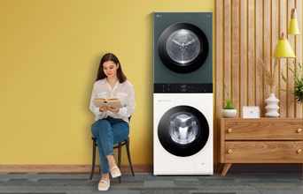 LG WashTower™ The Ultimate Space-Saving Laundry Solution