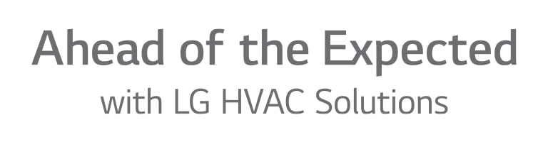 The new tagline of LG HVAC.