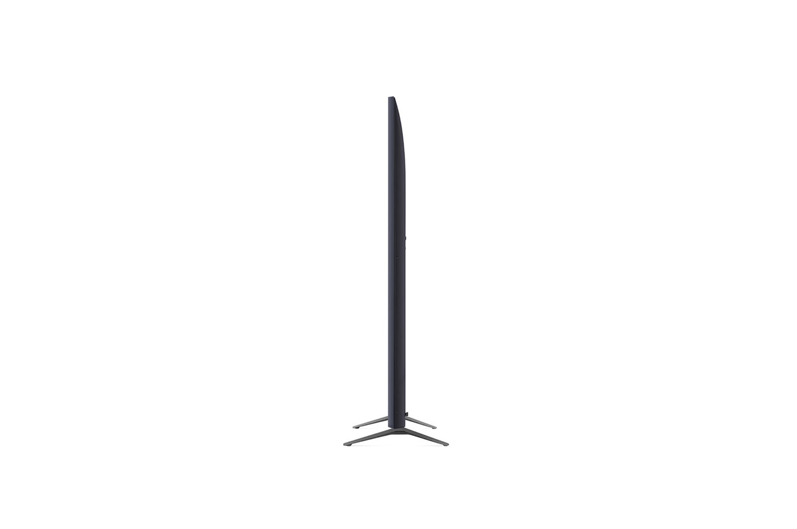 LG 75UR801C0SB Side view.