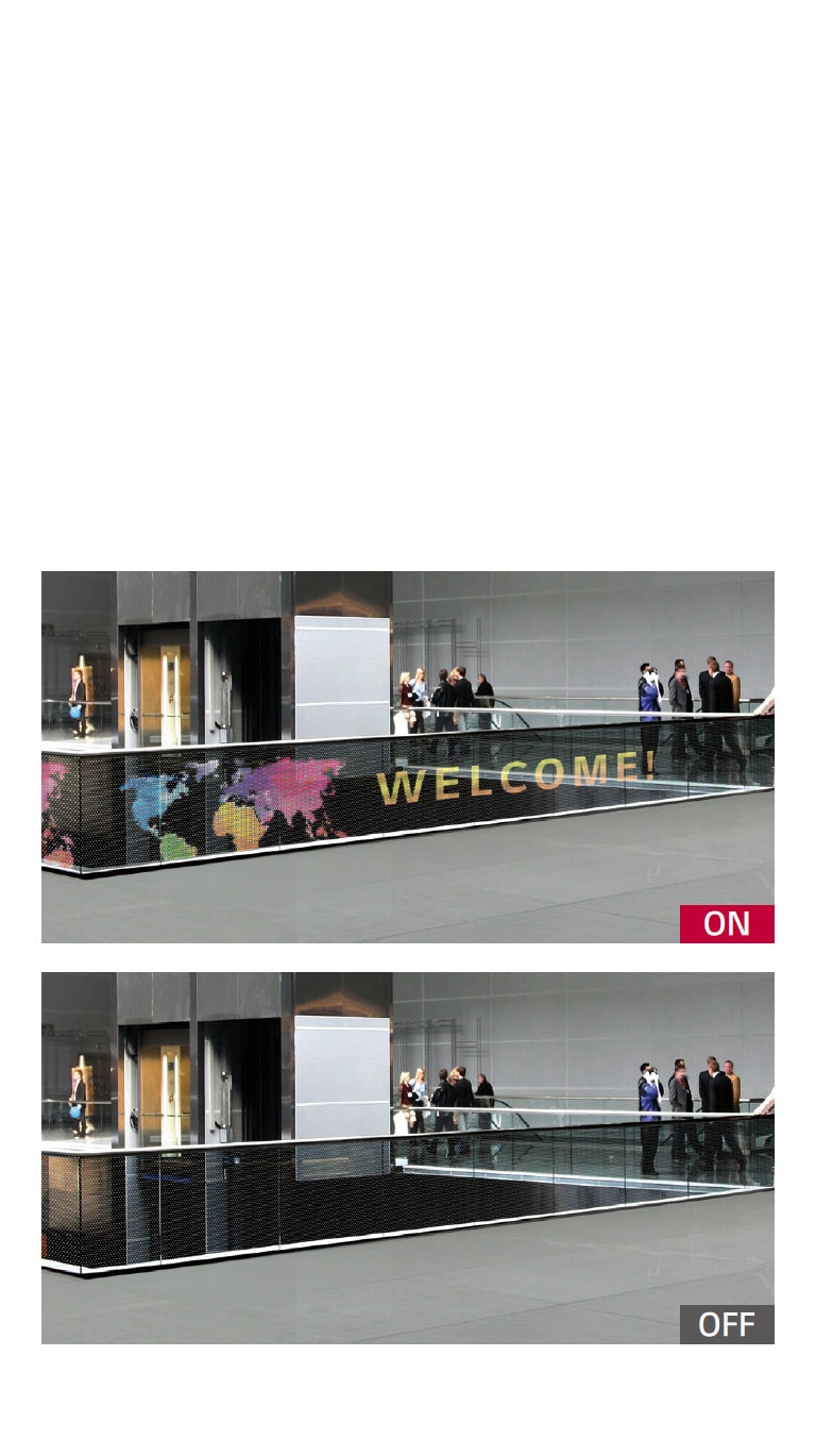 LG High Transparency LED Signage