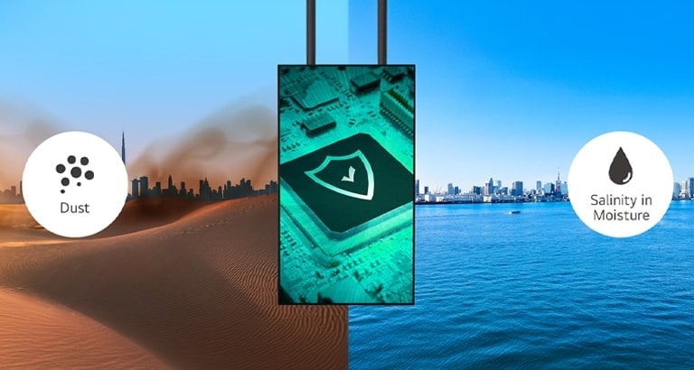 The XS4P has a conformal coating making it resistant to dust and salinity in moisture.