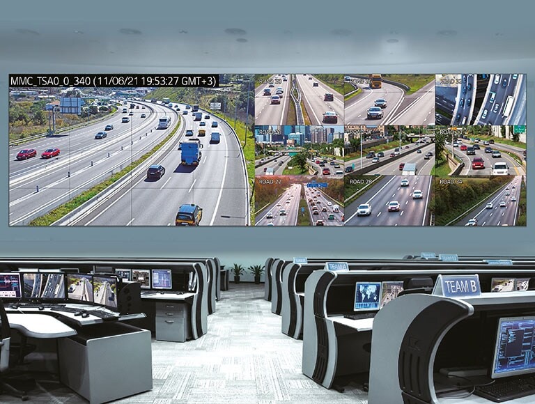 LG Information Display TRAFFIC/POLICE CONTROL ROOM