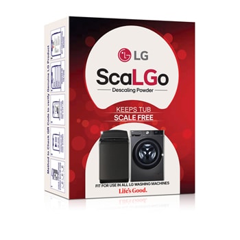 Front view of LG Washing Machine ScaLGo 4-Pack Tub Cleaner Powder (Top Load/Front Load/Semi-Automatic) CLS31460011