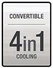 Convertible 4-in-1 Cooling