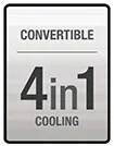 Convertible 4-in-1 Cooling