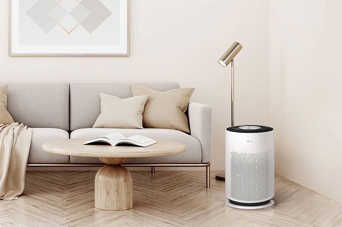 LG 360° purification with 3 step filtration, PM 1.0 Sensor & Wi-Fi enabled, AS60GHWG0