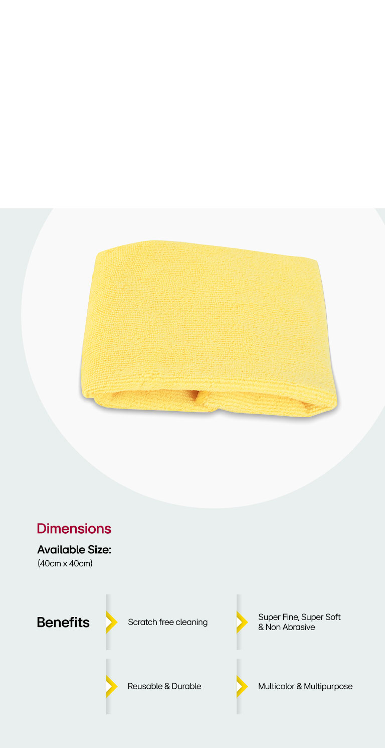 Microfiber scratch