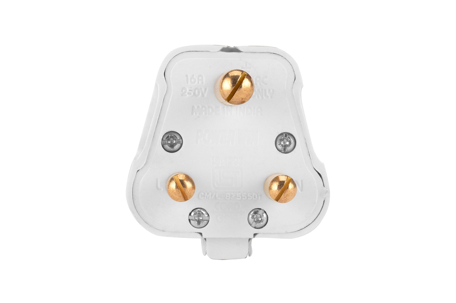 plug front view