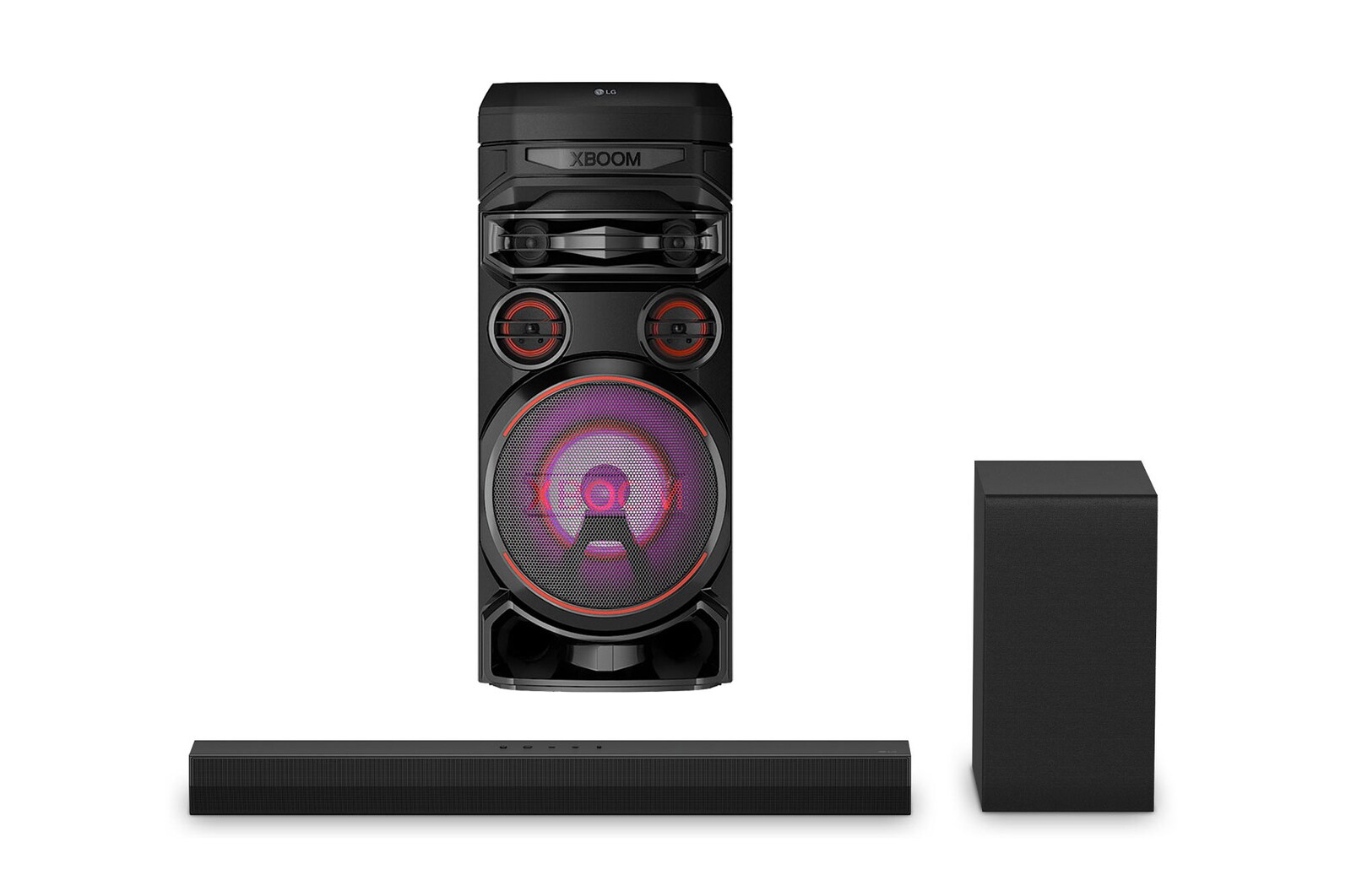 LG RNC7.DS40T Party Speaker - XBOOM front view