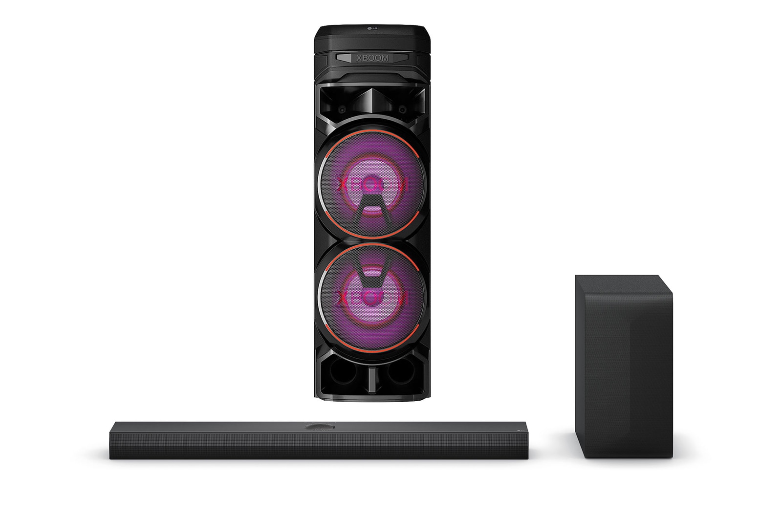 LG RNC9.ASQ70TY Party Speaker - XBOOM front view