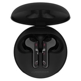 LG Special Printed Edition | LG TONE Free Wireless Earbuds with Noise Isolation, UVnano 99.9% Bacteria-Free, Black