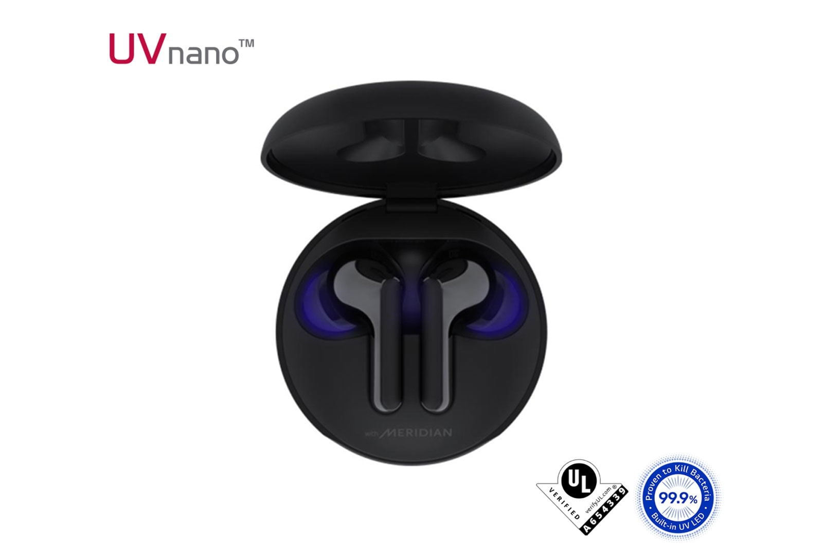 LG Tone Free HBS-FN5U Front open Uvnano