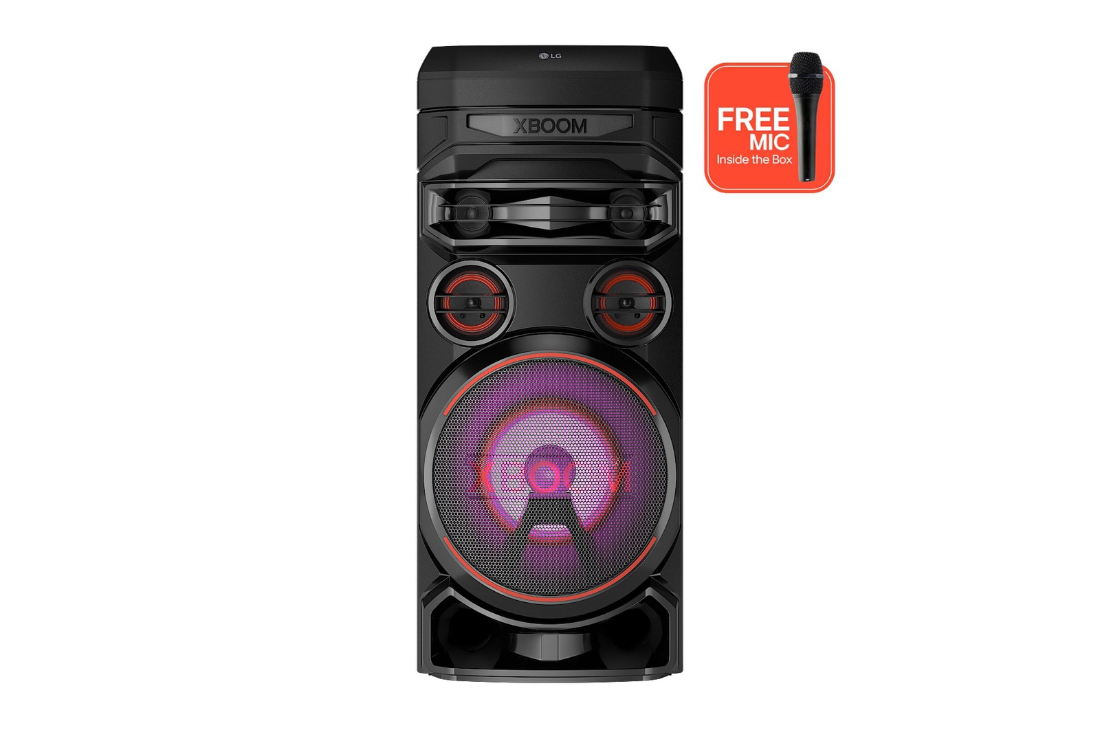 LG RNC7 Party Speaker - XBOOM front view