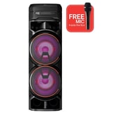 LG XBOOM RNC9, Double Super Bass Boost, Powerful Sound, Karaoke Bluetooth Party Speaker