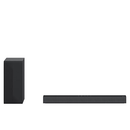  LG Sound Bar and Wireless Subwoofer S40Q - 2.1 Channel, 300  Watts Output, Home Theater Audio Black : Everything Else