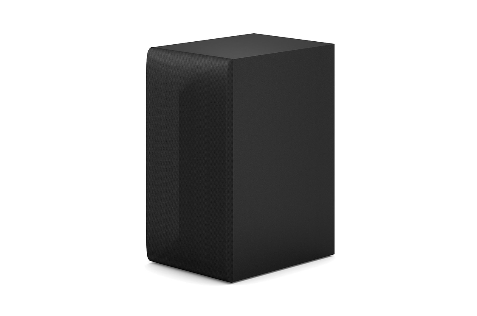 Angled view of subwoofer