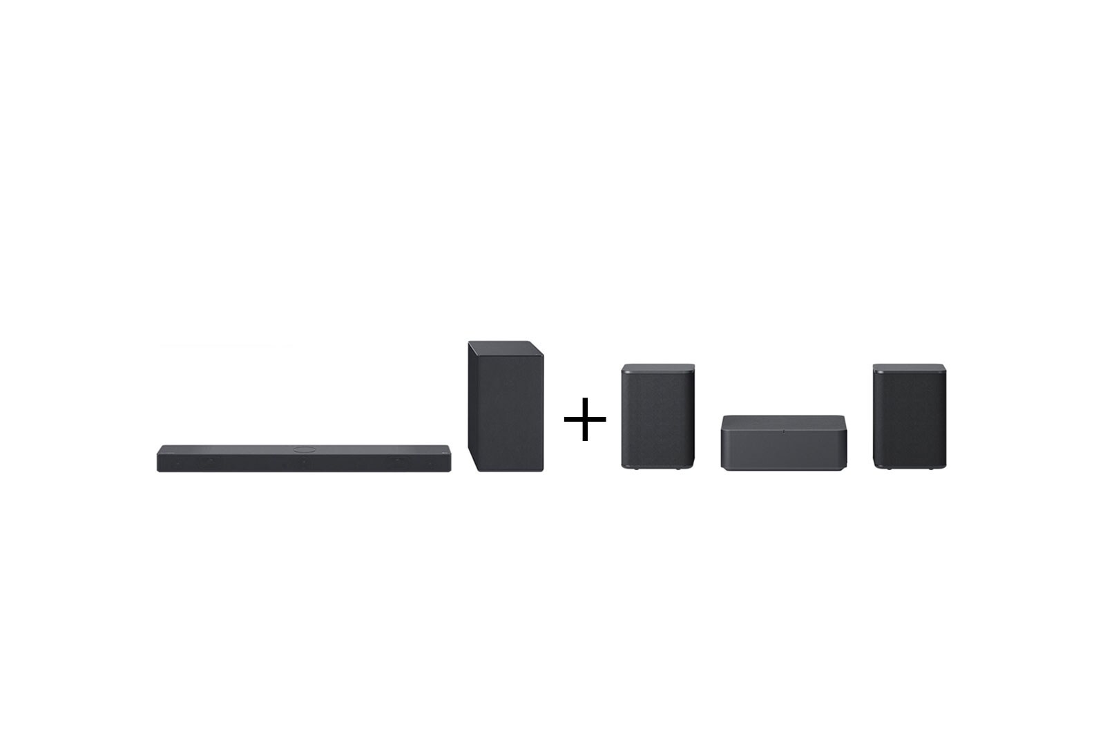 LG Sound Bar SC9S + SPQ8S Combi, Total Wattage 540W, Total Channel