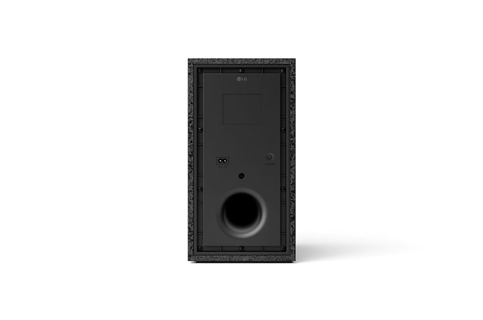 Back view of subwoofer