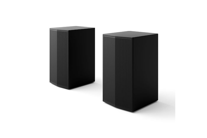 Angled view of Rear Speakers