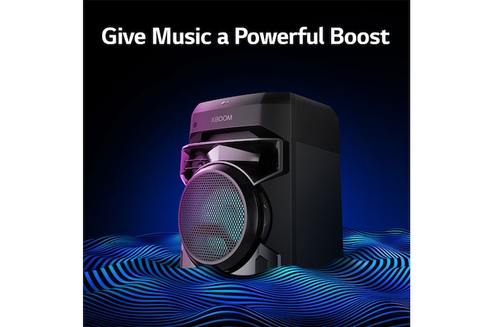 LG XBOOM XL2S, Super Bass Boost, 80W, Karaoke Bluetooth Party Speaker, XL2S