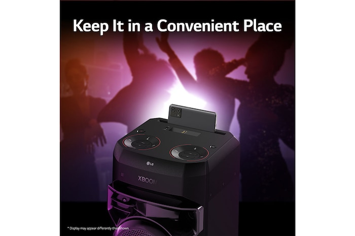 LG XBOOM XL2S, Super Bass Boost, 80W, Karaoke Bluetooth Party Speaker, XL2S