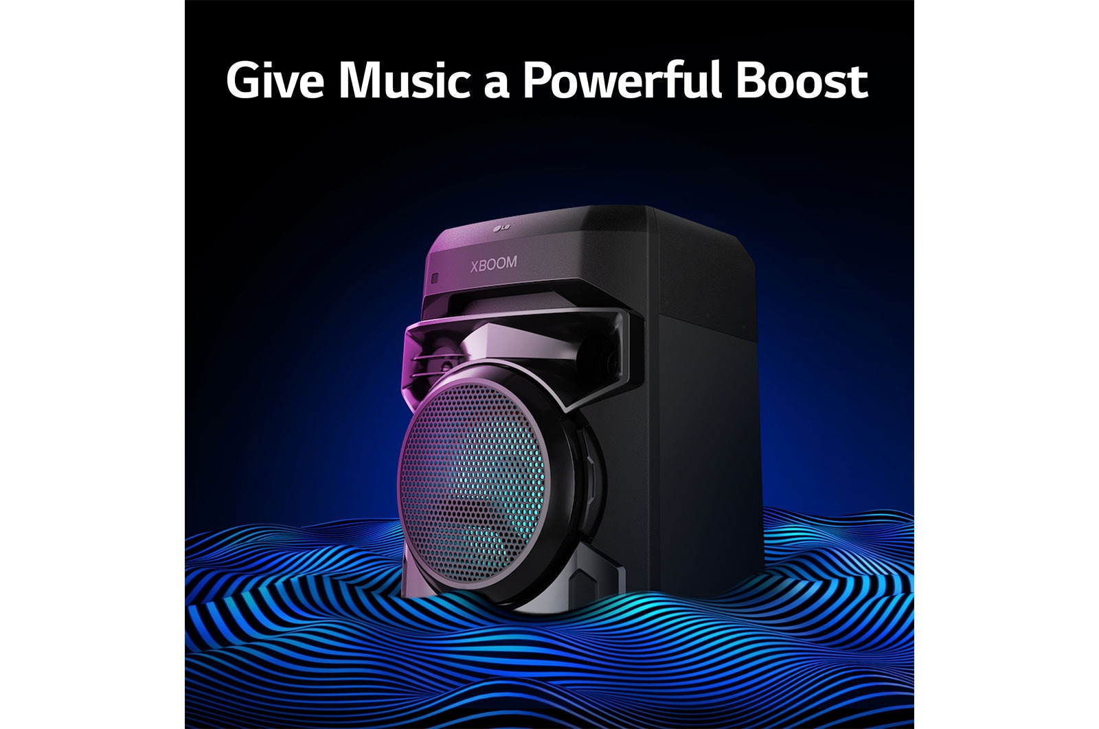 LG XBOOM XL2S, Super Bass Boost, 80W, Karaoke Bluetooth Party Speaker, XL2S