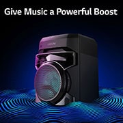 LG XBOOM XL2S, Super Bass Boost, 80W, Karaoke Bluetooth Party Speaker, XL2S