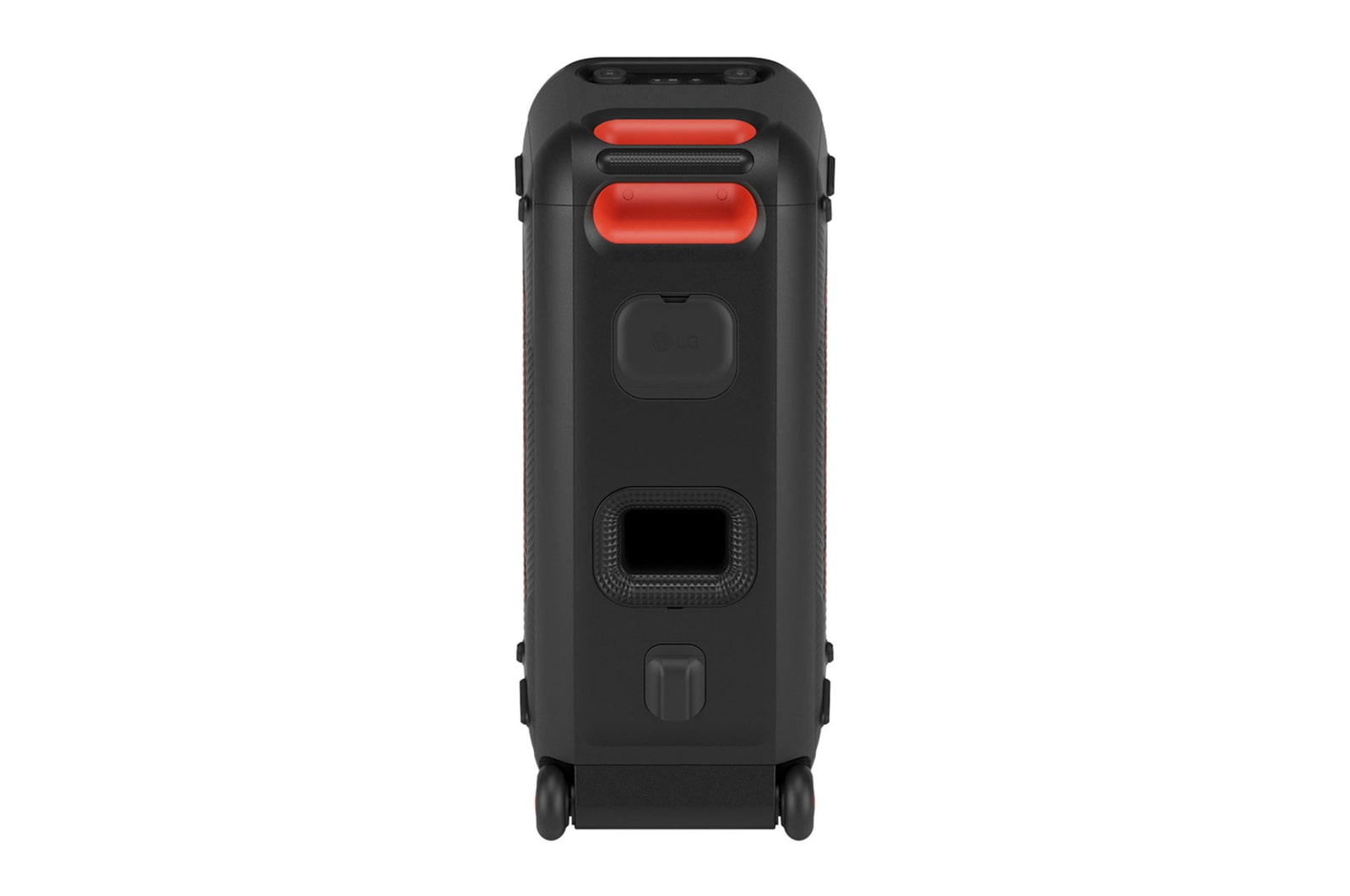Front view of back side.
