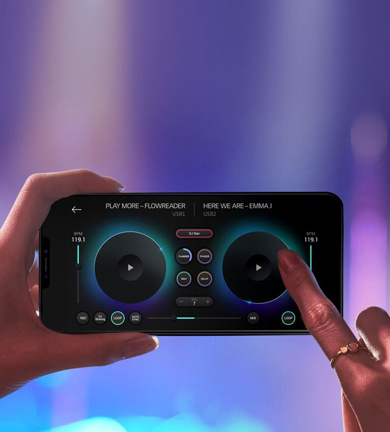LG XBOOM OL100 DJ App