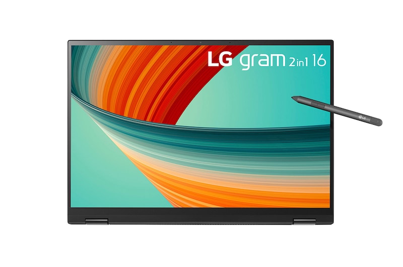 LG  LG gram 2in1 Ultra-Lightweight with 40.64 CM (16) 16:10 Anti-glare Display and Intel® Evo 13th Gen. Processors, 16T90R-G.CH78A2