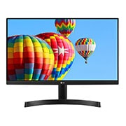Front view of LG 54.6 cm (21.5) Full HD (1920 x 1080) Slim IPS Panel Monitor, HDMI x 2 &amp; VGA Port, 56-75 Hz Refresh Rate &amp; AMD Freesync - 22MK600M (Black) 22MK600M-B