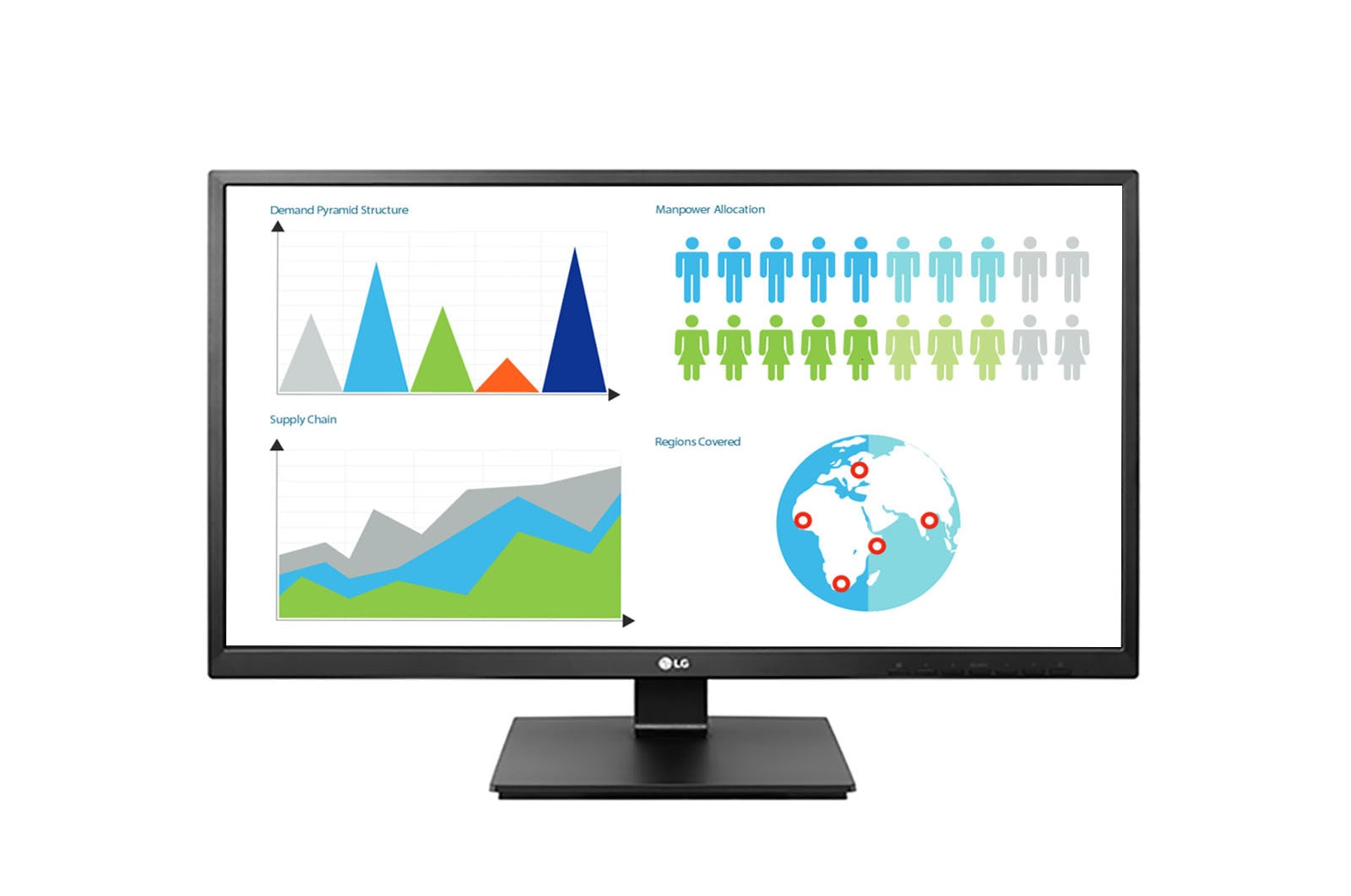 LG 24 (23.8 Diagonal) FHD Multitasking IPS Monitor, 24BK550Y-B