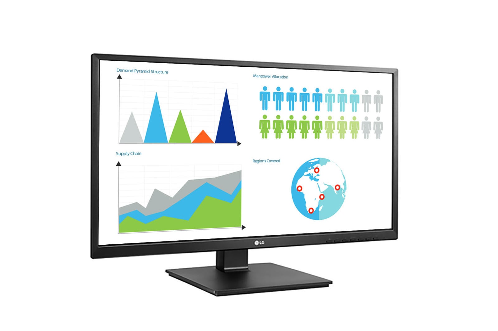 LG 24 (23.8 Diagonal) FHD Multitasking IPS Monitor, 24BK550Y-B
