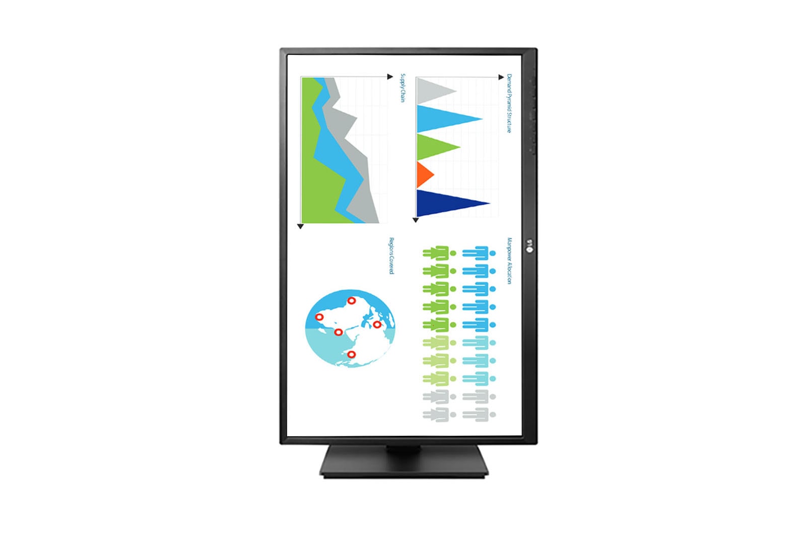 LG 24 (23.8 Diagonal) FHD Multitasking IPS Monitor, 24BK550Y-B