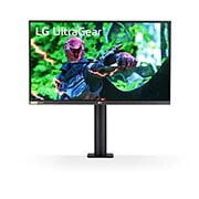 LG 27 (68.58cm) UltraGear QHD Nano IPS 1ms 144Hz HDR G-SYNC Compatibility Monitor with Ergo Stand, 27GN880-B