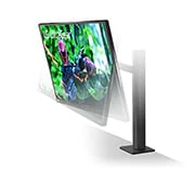 LG 27 (68.58cm) UltraGear QHD Nano IPS 1ms 144Hz HDR G-SYNC Compatibility Monitor with Ergo Stand, 27GN880-B