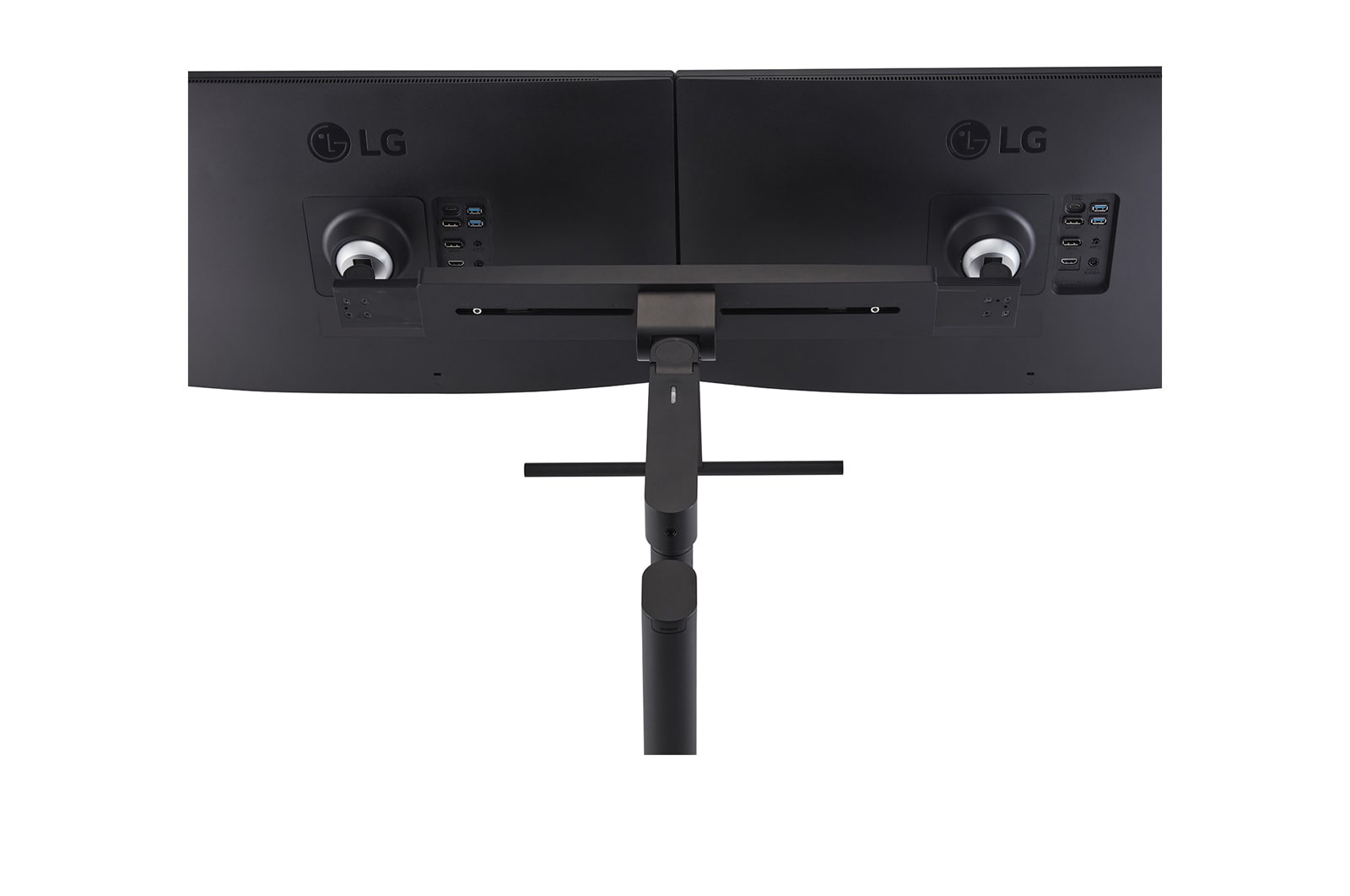 LG 27(68.466cm) QHD Monitor Ergo Dual with Daisy Chain, 27QP88D-BS