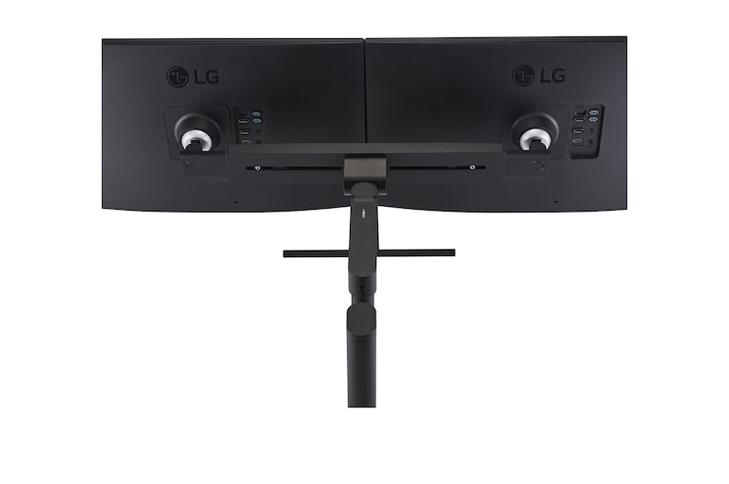 LG 68.58 cm (27) QHD Monitor Ergo Dual with Daisy Chain, 27QP88D-BS