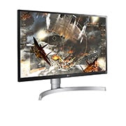 LG 27 (68.58cm) Class 4K UHD IPS LED Monitor with VESA DisplayHDR 400 (27 (68.58cm) Diagonal), 27UL650-W