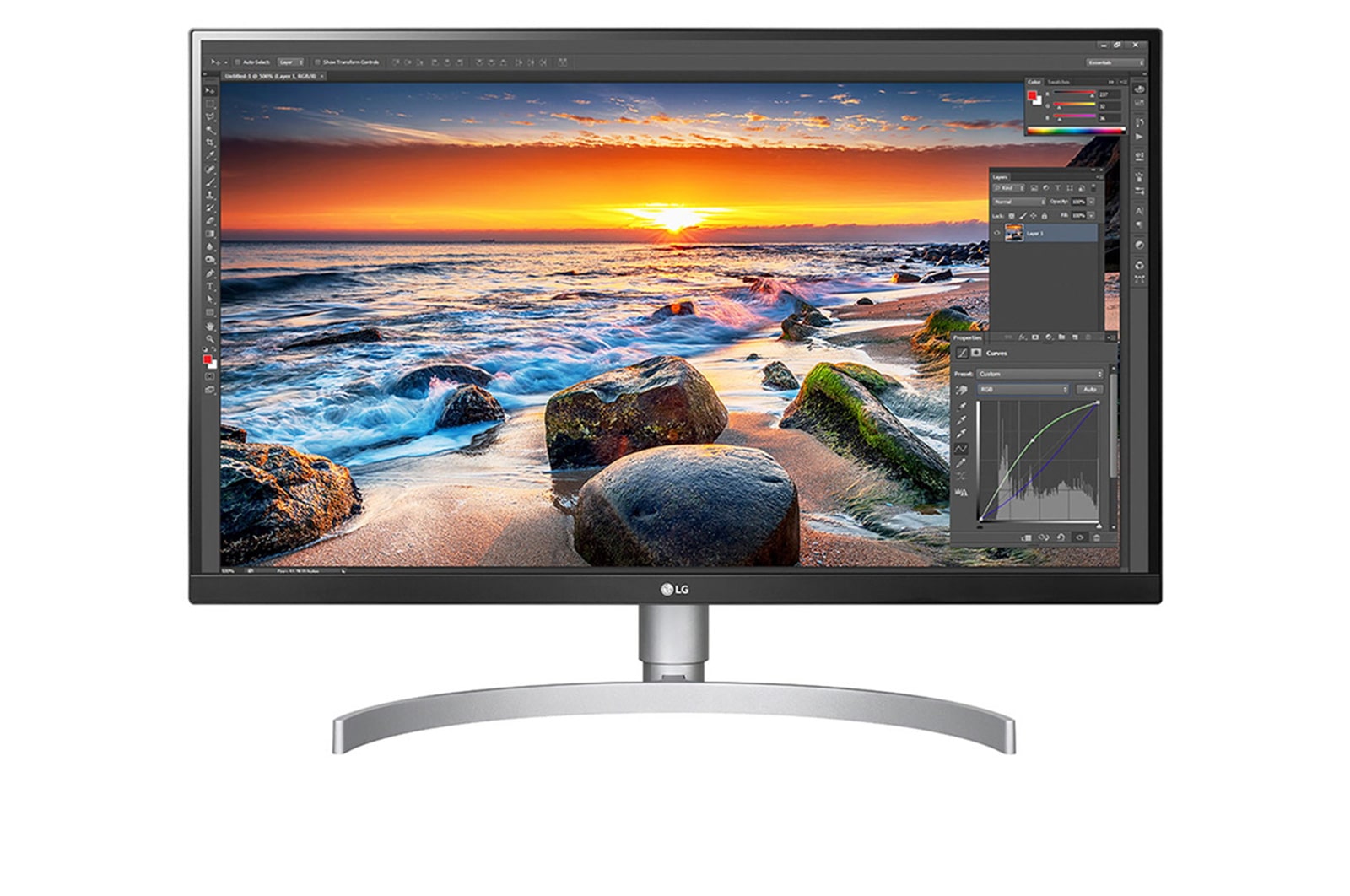 Front view of LG 27 (68.58cm) UHD 27UL850-W 27UL850-W
