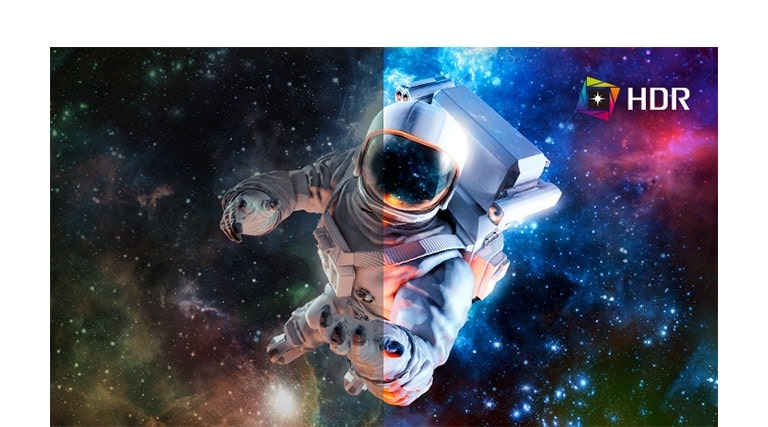 LG 32UQ750-W Represents details in bright and dark parts of high dynamic range contents.