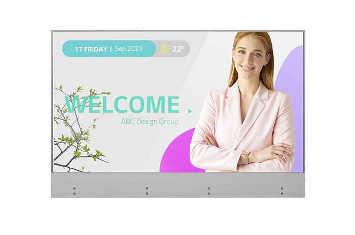 LG Transparent OLED Signage, 55EW5G-V