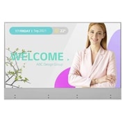 LG Transparent OLED Signage, 55EW5G-V