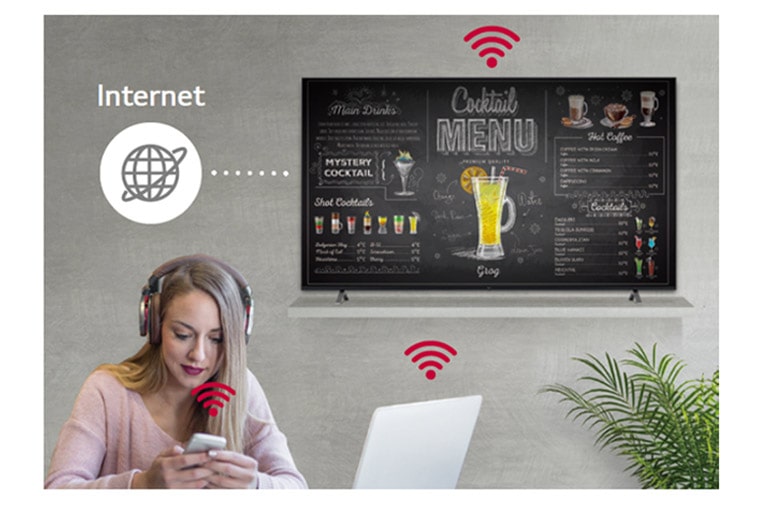 LG 55UR640S Wireless Access Point