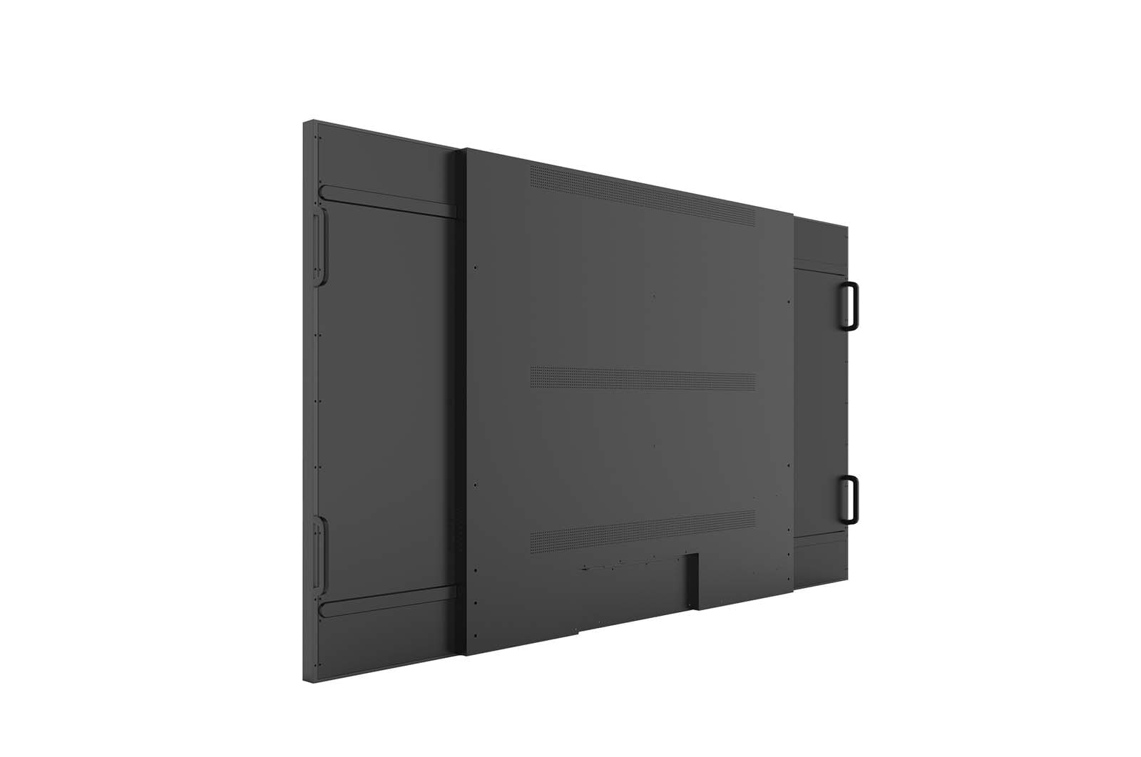 LG UHD Large Screen Signage Display, +45 degree rear view, 98UM5K