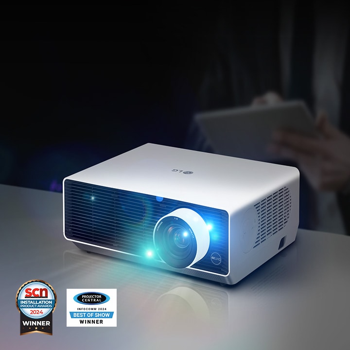 LG ProBeam projector.